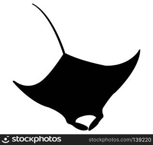 fish manta ray icon