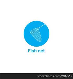 Fish net vector icon illustration sign for web and design