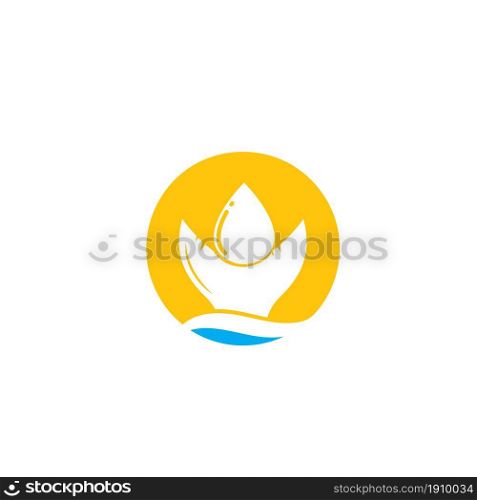 fish oil icon vector concept design template