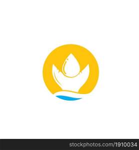 fish oil icon vector concept design template