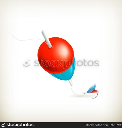 Fishing float, vector