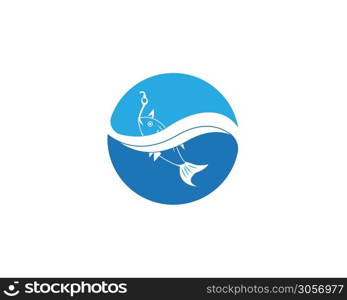 Fishing hook icon and symbol vector illustration