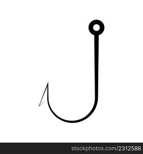 Fishing hook sign icon