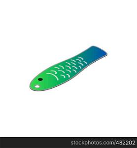 Fishing lure isometric 3d icon on a white background. Fishing lure isometric 3d icon