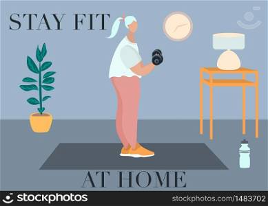 Fit person make exercise in sportswear. Active and healthy lifestyle concept. Sports competition indoor workout athletic. Flat vector illustration people bundle set