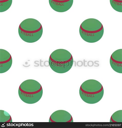 Fitball pattern seamless background texture repeat wallpaper geometric vector. Fitball pattern seamless vector
