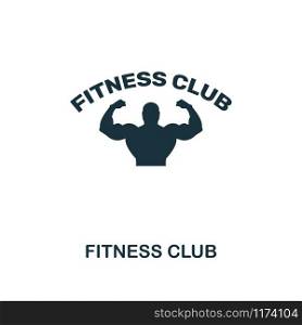 Fitness Club icon. Premium style design from fitness collection. Pixel perfect fitness club icon for web design, apps, software, printing usage.. Fitness Club icon. Premium style design from fitness icon collection. Pixel perfect Fitness Club icon for web design, apps, software, print usage