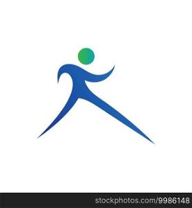fitness logo symbol illustration design template - vector