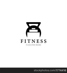 Fitness logo template vector icon design