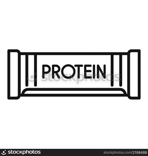Fitness protein icon outline vector. Sport nutrition. Gym food. Fitness protein icon outline vector. Sport nutrition