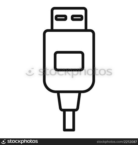 Fix cable icon outline vector. Broken phone. Tablet service. Fix cable icon outline vector. Broken phone