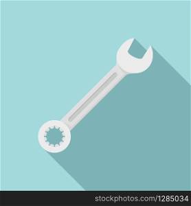 Fix wrench icon. Flat illustration of fix wrench vector icon for web design. Fix wrench icon, flat style