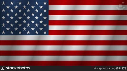 Flag american background. Flag usa isolated. Vector illustration