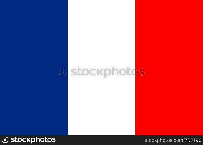 Flag France in flat design. Flag France background. Eps10. Flag France in flat design. Flag France background