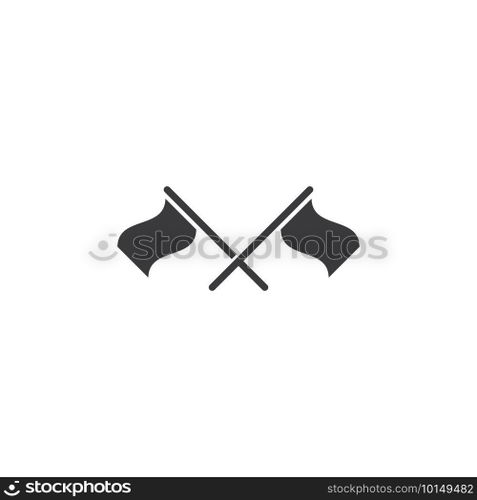 Flag icon flat design vector