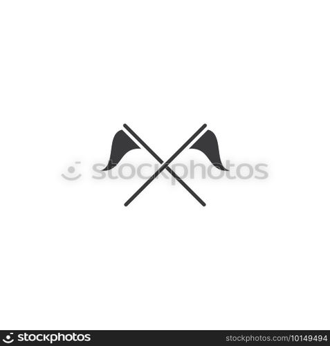 Flag icon flat design vector