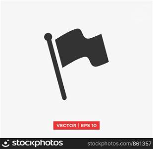 Flag Icon Vector Mark Illustration