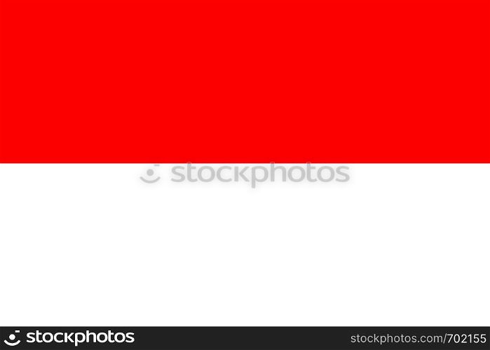Flag Indonesia in flat design. Flag Indonesia background. Eps10. Flag Indonesia in flat design. Flag Indonesia background