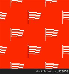 Flag LGBT pattern repeat seamless in orange color for any design. Vector geometric illustration. Flag LGBT pattern seamless