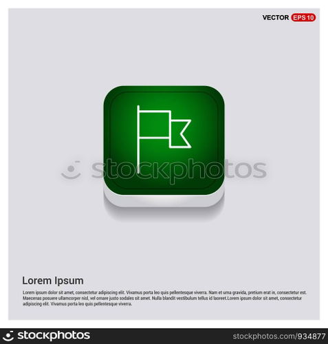 Flag mark icon