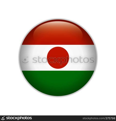 Flag Niger button