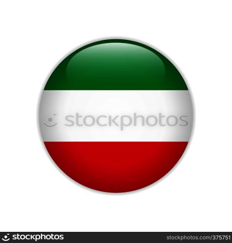 Flag North Rhine-Westphalia button
