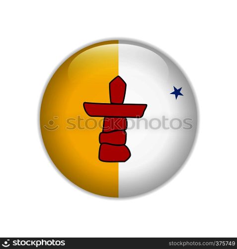 Flag Nunavut button