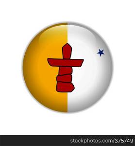 Flag Nunavut button