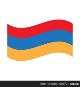 flag of armenia. Business icon. Banner vector. Vector illustration. stock image. EPS 10.. flag of armenia. Business icon. Banner vector. Vector illustration. stock image.