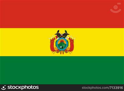 Flag of Bolivia Vector illustration eps 10.. Flag of Bolivia Vector illustration eps 10