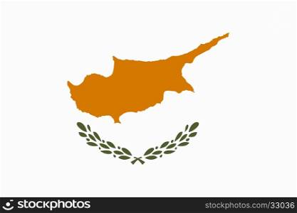 Flag of Cyprus. Flag of Cyprus. Vector illustration eps 10