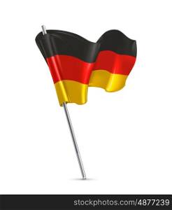 Flag of Germany 3d vector icon