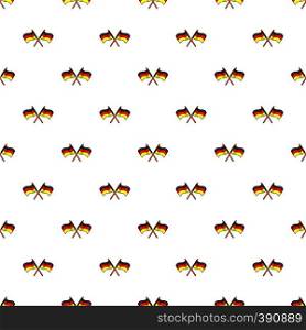 Flag of Germany pattern. Cartoon illustration of flag of Germany vector pattern for web. Flag of Germany pattern, cartoon style