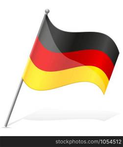 flag of Germany vector illustration isolated on white background