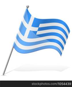 flag of Greece vector illustration isolated on white background