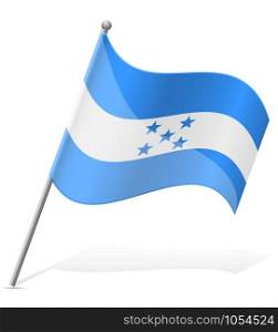 flag of Honduras vector illustration isolated on white background