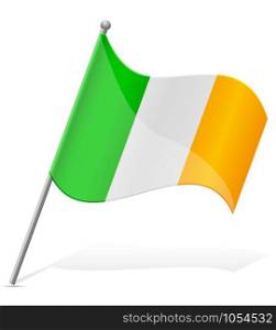 flag of Ireland vector illustration isolated on white background