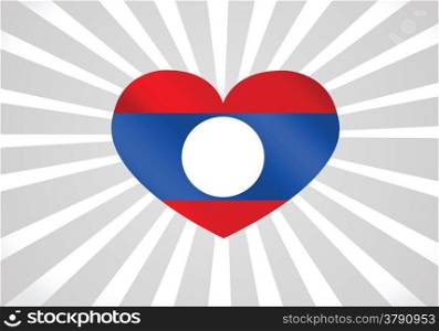 Flag of Laos themes idea design