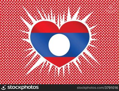 Flag of Laos themes idea design