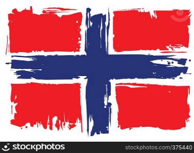 Flag Of Norway. Design element