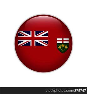 Flag of Ontario button
