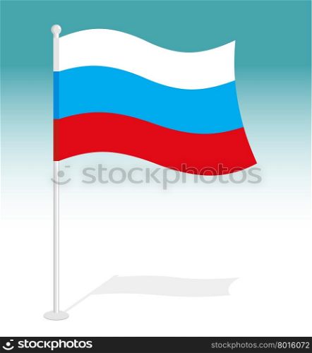 Flag of Russia. Official national character of Russian Federation. Traditional Russian growing flag.&#xA;