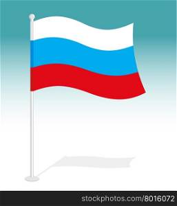 Flag of Russia. Official national character of Russian Federation. Traditional Russian growing flag.&#xA;