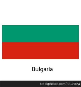 Flag of the country bulgaria . Vector illustration. Exact colors.