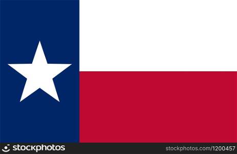 flag of the US state of Texas