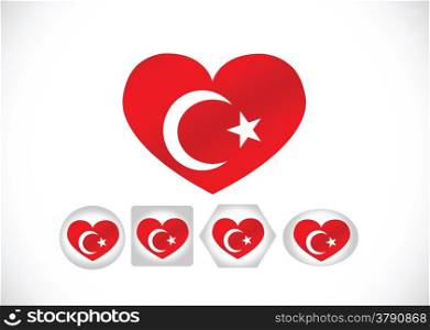 Flag of Turkey themes idea design