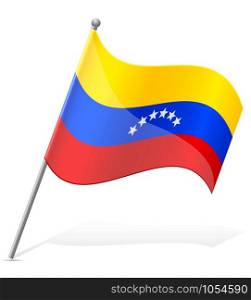 flag of Venezuela vector illustration isolated on white background