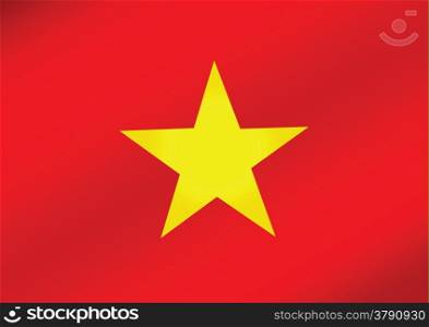 Flag of Vietnam themes idea design