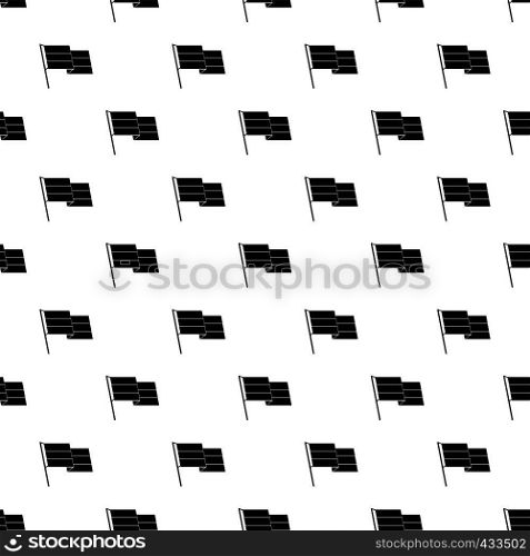 Flag pattern seamless in simple style vector illustration. Flag pattern vector
