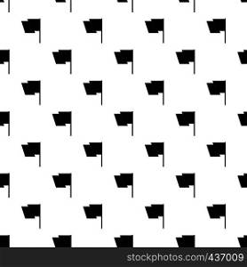 Flag pattern seamless in simple style vector illustration. Flag pattern vector